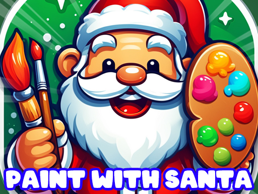 Paint with Santa online Girls game