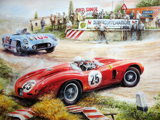Painting Vintage Cars Jigsaw Puzzle online game