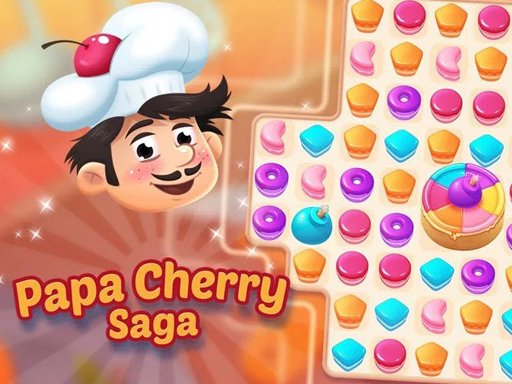 Papa Cherry Blast Saga online Puzzle game