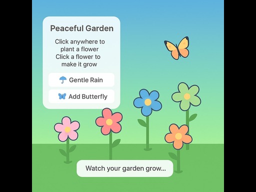 Peaceful Gardening online game