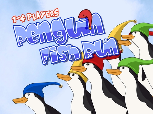 Penguin Fish Run online Multiplayer game