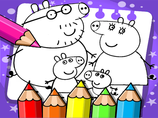 Peppa Pig Coloring Book online game