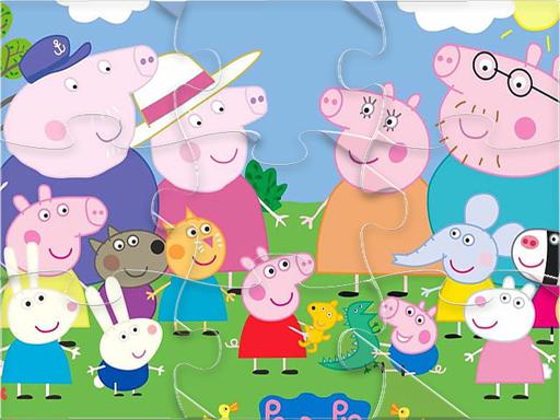 Peppa Pig Jigsaw Puzzle Online online Puzzle game