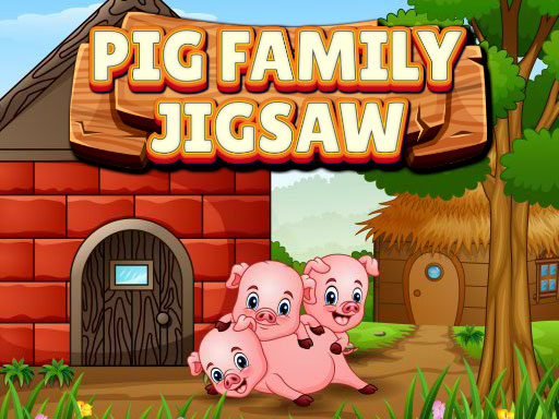 Pig Family Jigsaw online game