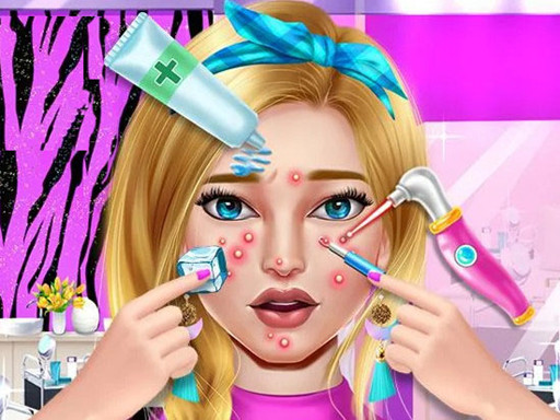 Pimple Treatment Makeover Salon online Girls game