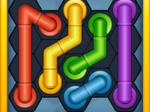 Pipe Lines : Hexa online Puzzle game