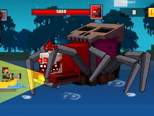 Pirate Block Craft Monster Shooter online Shooting game