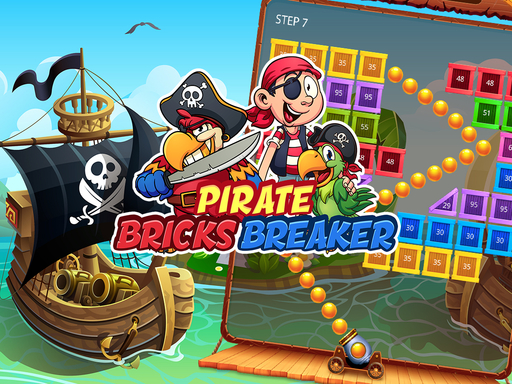 Pirate Bricks Breaker online game