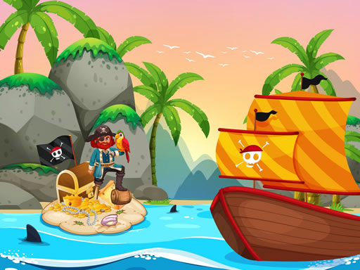 Pirate Travel Coloring online game