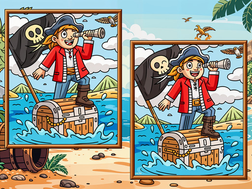 Pirates Find The Diffs online game