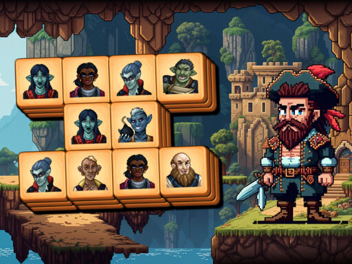 Pirates Mahjong online Puzzle game