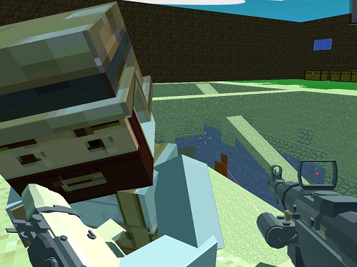 Pixel Arena blocky combat fps online game