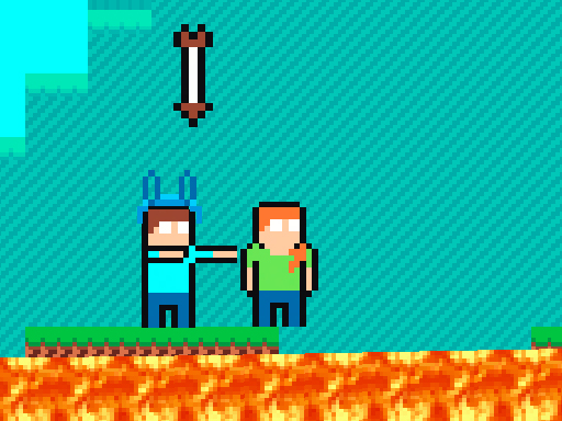 Pixel Battle Upward online game