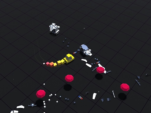 Pixel Car vs Cops 2020 online game