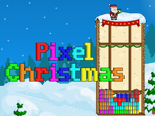 Pixel Christmas online Puzzle game