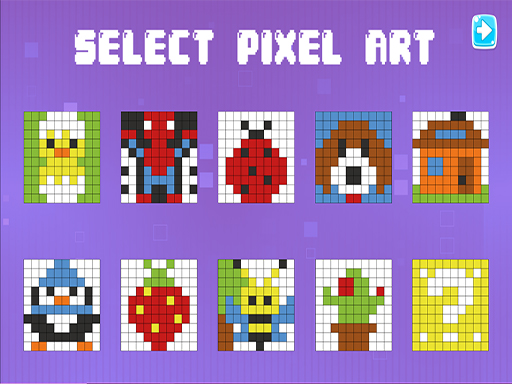 Pixel Coloring kids online game