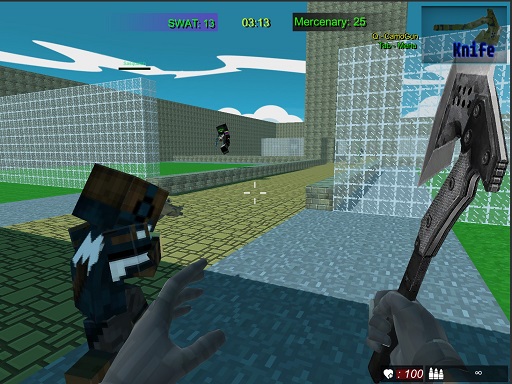 Pixel Fps SWAT Command blocky combat online game