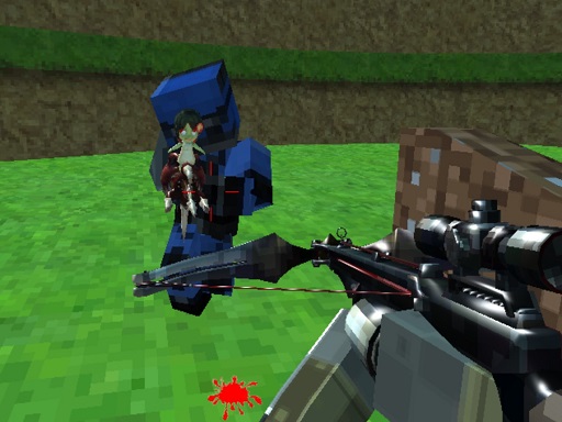Pixel Paintball Ruins Fun online game