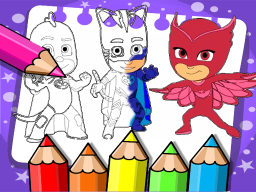 PJ Masks Coloring Book online game