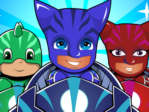 Pj masks kids Car Racing 3d online game