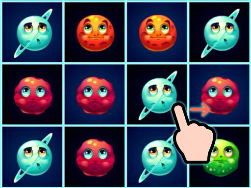 Planets Match 3 online Bejeweled game