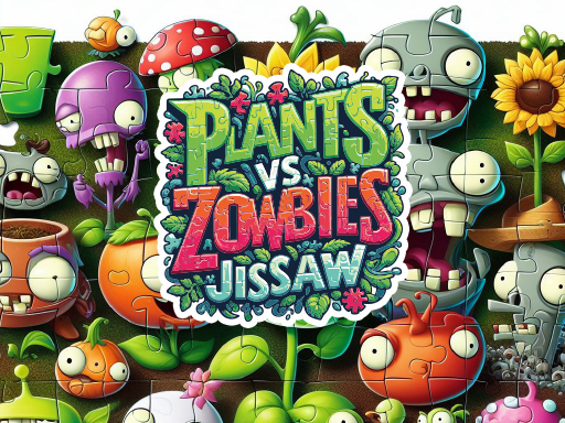 Plants vs Zombies Jigsaw online Puzzle game