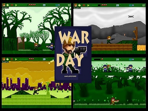 Platformer War Day online game
