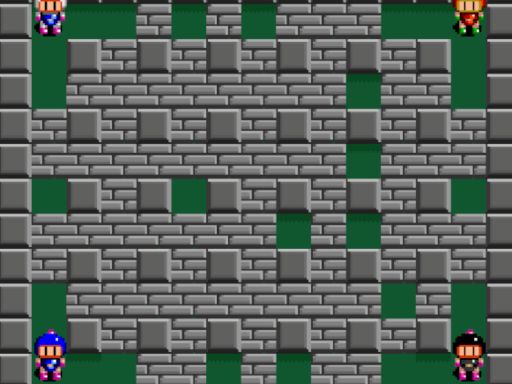 Player Bomber 2d 4 Player online game