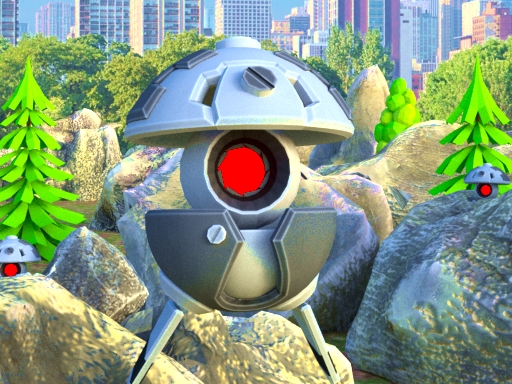 Player vs Robots online game