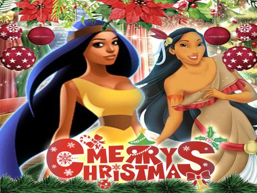 Pocahontas Christmas Sweater Dress Up online Hypercasual game