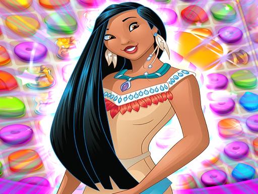 Pocahontas Disney Princess Match 3 online game