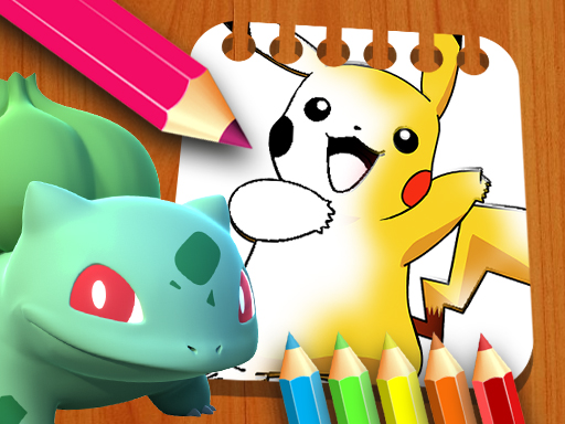 Pokemon Coloring Book for kids online game