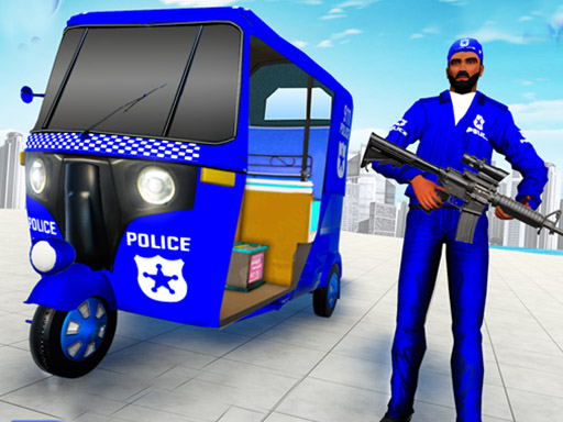 Police Auto Rickshaw Drive Adventure free online game