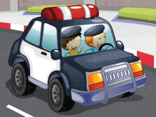 Police Cars Jigsaw Game online game