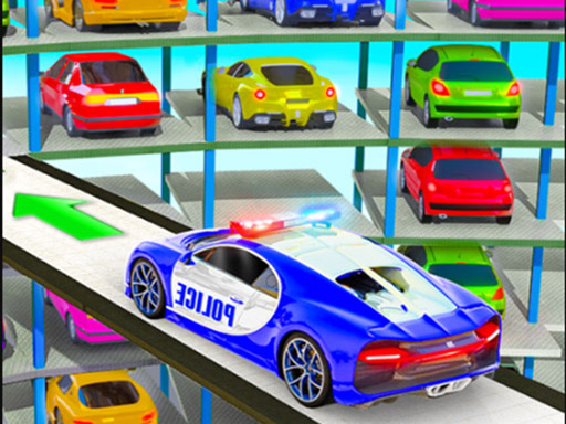 Police Multi Level Car Parking Games online Racing game