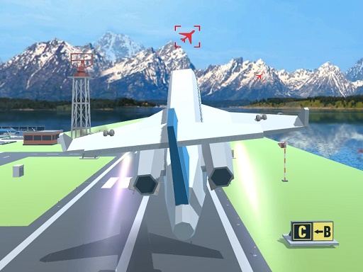 Polygon Flight Simulator online Action game