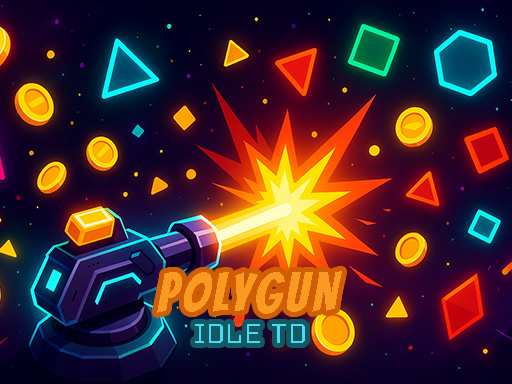 PolyGun: Idle TD online Shooting game