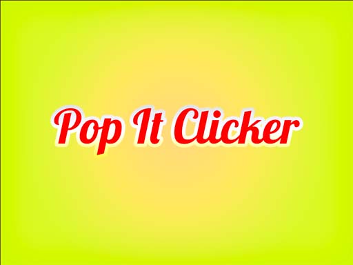 Pop It Clicker online game
