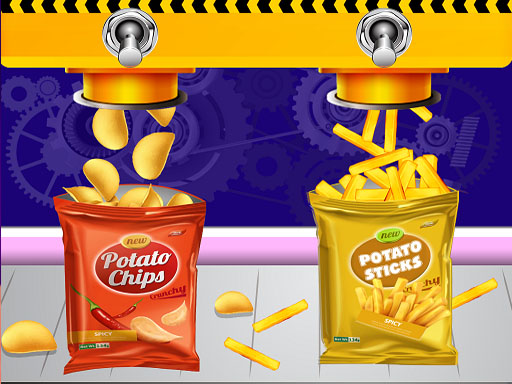 Potato Chips Factory Games For Kids online game