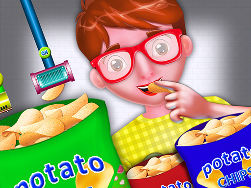 Potato Chips Food Factory Game online game