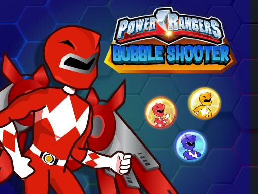 Power Rangers Bubble Shoot Puzzle online Puzzle game
