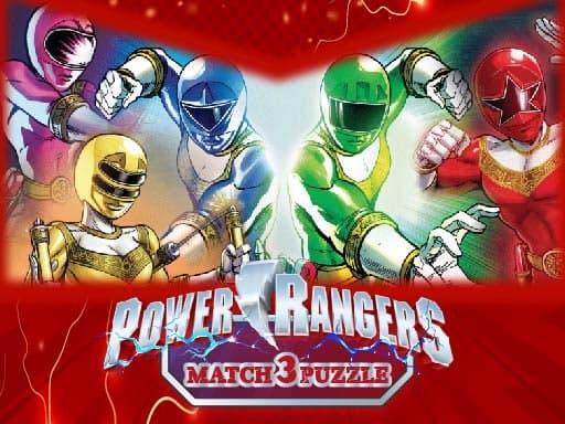 Power Rangers Match 3 Puzzle online Puzzle game