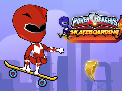 Power Rangers Skateboading online Sports game
