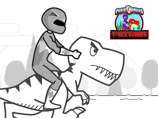 Power Rangers T-Rex Runner online Racing game