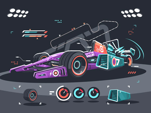 Powerful Cars Memory online game