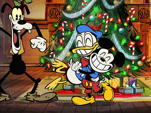 Preparing Mickey For Christmas Match 3 online game