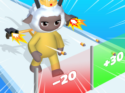 Pretty Sheep Run online Hypercasual game