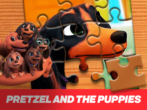 Pretzel and the puppies Jigsaw Puzzle online Puzzle game