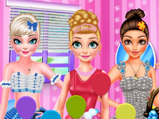 PRINCESS BALLOON FESTIVAL DRESS UP online Girls game