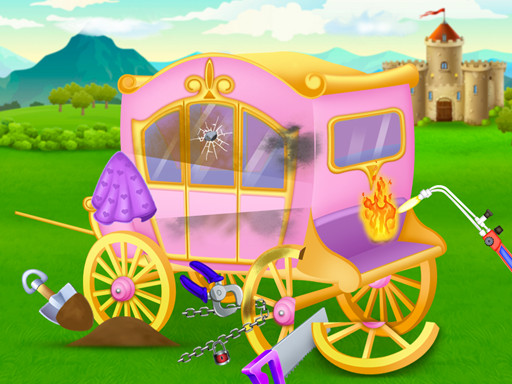 Princess Castle Cleaning online game